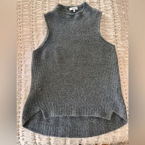 Milly Cashmere Sleeveless Sweater Grey!  SO SOFT!  EUC Like NEW!!!  Sz S